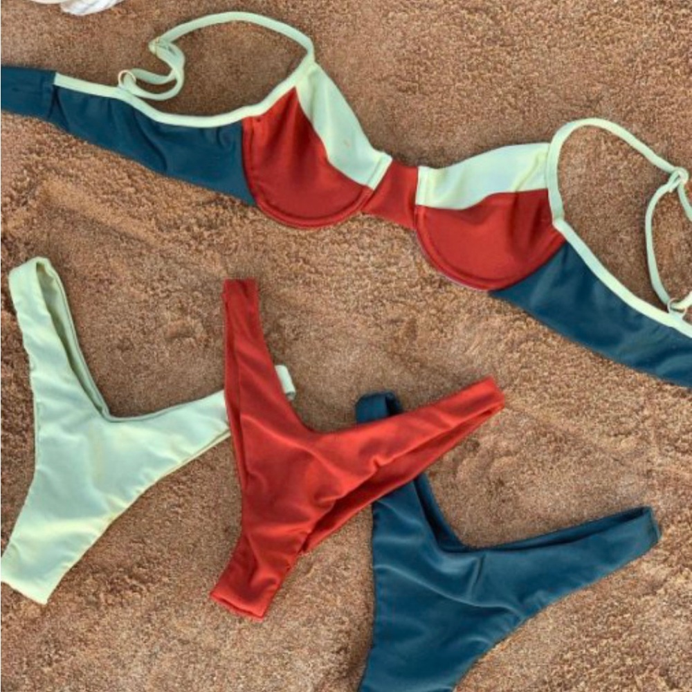 Conxá Brazilian Swimsuit/Bikini 2 pieces - shimmering fabric